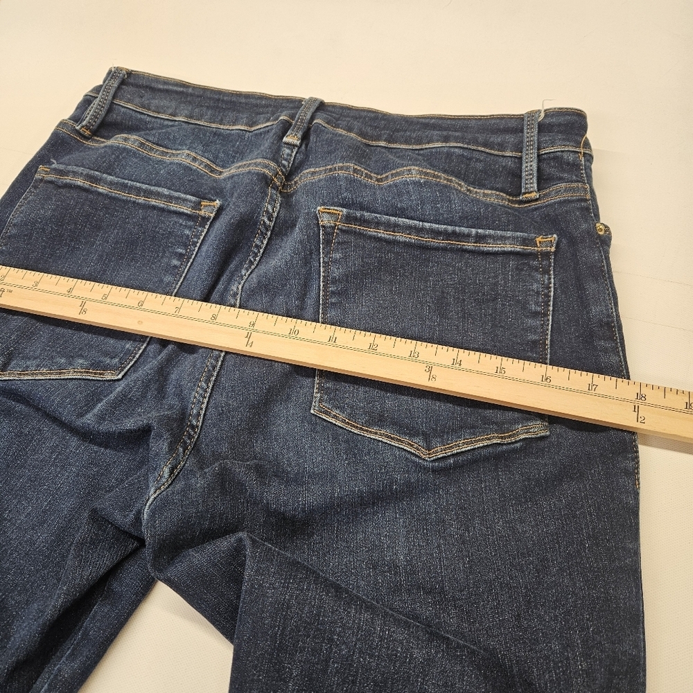 Frame  Jeans Le High Skinny Ankle Blue Denim Jeans Size 2 - Picture 10 of 10